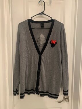 Torrid Disney Minnie Mouse Gray Light-weight Cardigan